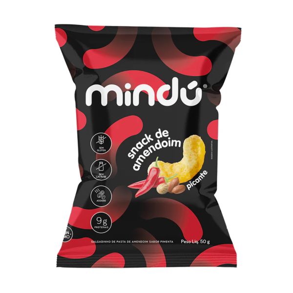 Snack de Amendoim Mindú Picante 50g 1 UN