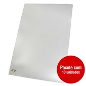 Pasta em L ACP A4 220x310mm Cristal 10 UN