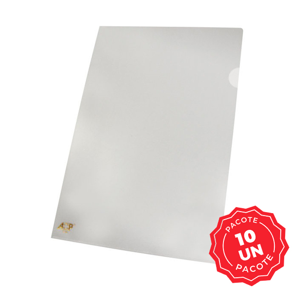 Pasta em L ACP Ofício 230x335mm 1134 Cristal PCT C/10 UN