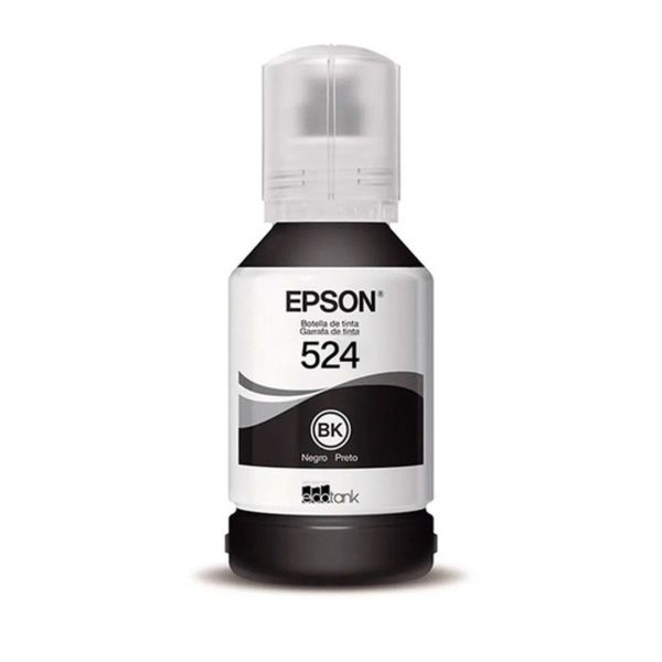 Garrafa de Tinta Epson T524120 Preto 1 UN