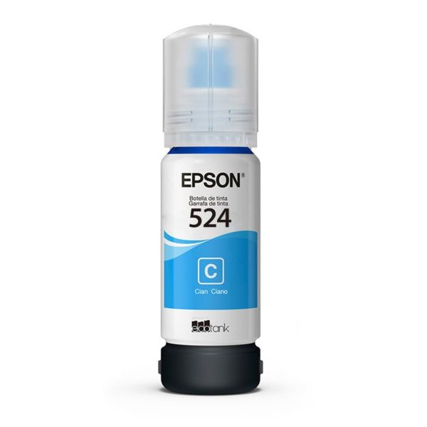 Garrafa de Tinta Epson T524220 Ciano 1 UN