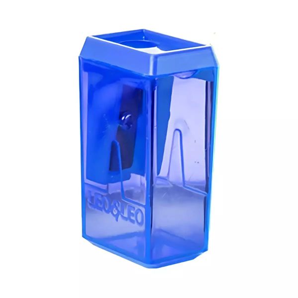 Apontador Bloco Leo e Leo com Depósito Cores Sortidas 4cm 4745 1 UN