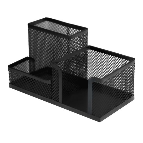 Porta Lápis Clips e Lembrete Dello Aramado 2093P Preto 1 UN