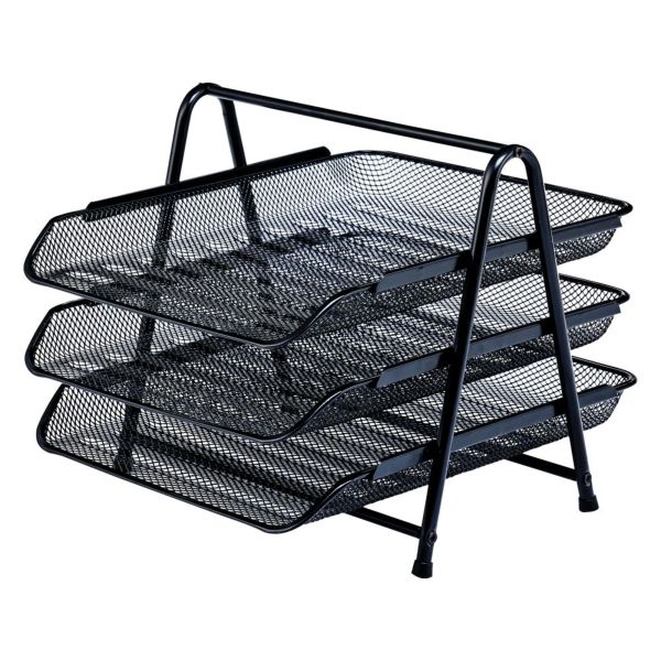 Caixa de Correspondência Dello Tripla Aramado 2095P Preta 1 UN