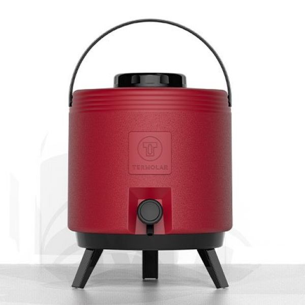 Garrafão Térmico Termolar Maxitermo 8L Vermelho Romã 1 UN