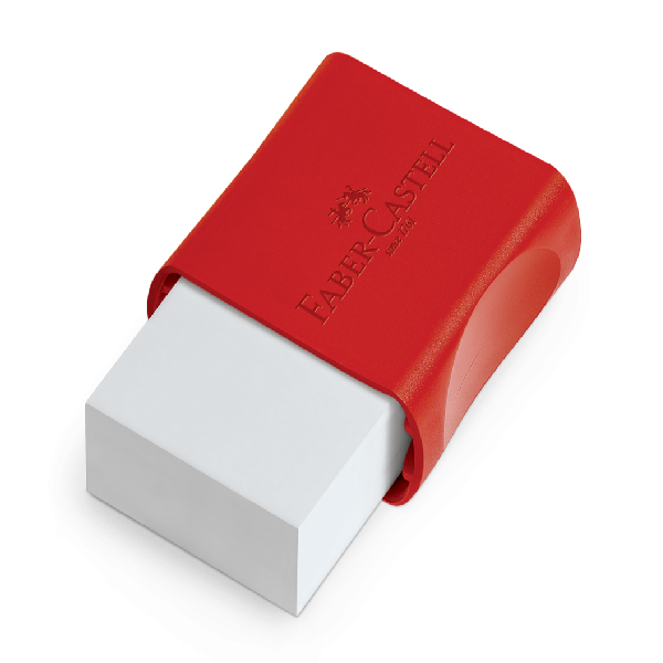 Borracha Max Faber Castell Pequena Branca 1 UN