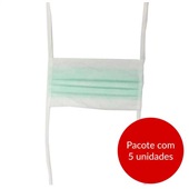 Máscara Descartável Gimba Tripla ERC Cirúrgica 5 UN