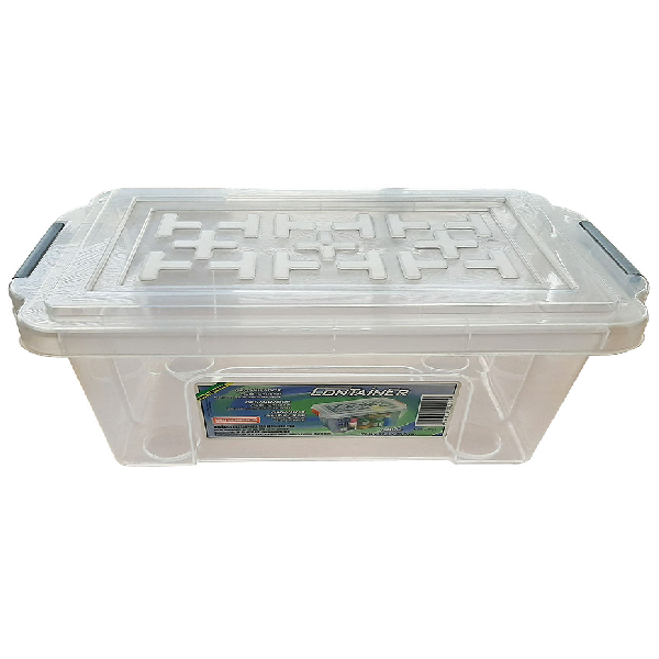 Caixa Organizadora São Bernardo Container 4,25L Cristal 27,5x17x13,5cm 1 UN