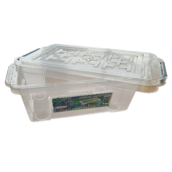 Caixa Organizadora São Bernardo Container 4,25L Cristal 27,5x17x13,5cm 1 UN