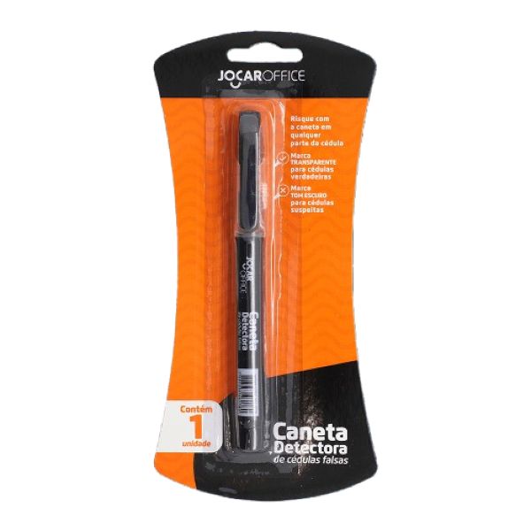 Caneta Jocar Detetora de Dinheiro Falso 1 UN