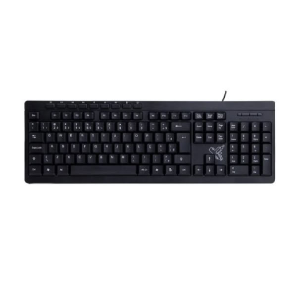 Teclado Maxprint Multimidia com Fio USB 20 60000142 Preto 1 UN