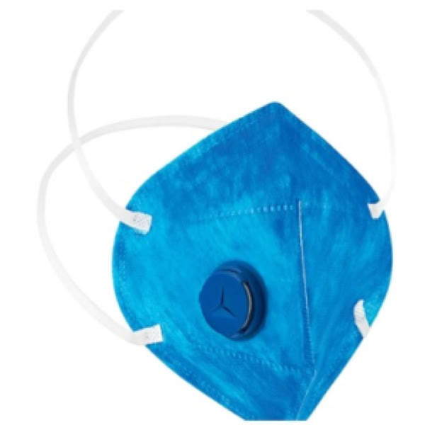 Respirador Delta Plus Desc. Dobravel PFF2 AZ C/Valv UAL 1 UN