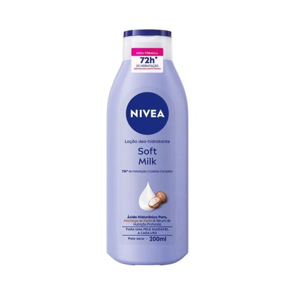Hidratante Nivea Soft Pele Seca 200ml 1 UN