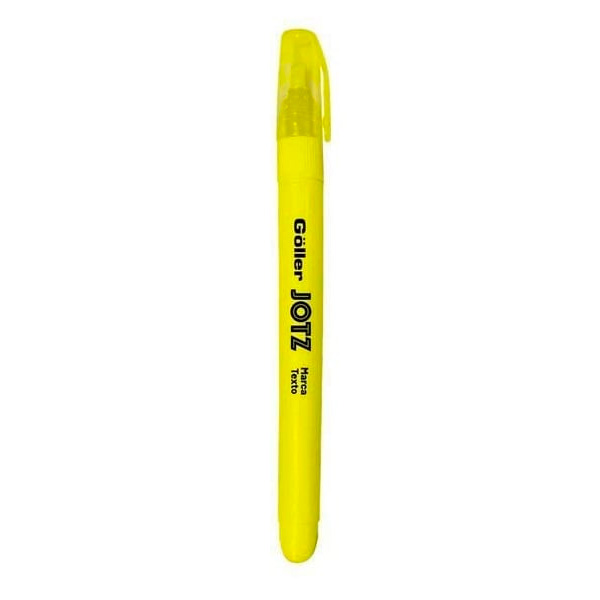 Pincel Marca Texto Jotz Amarelo 1 UN Goller