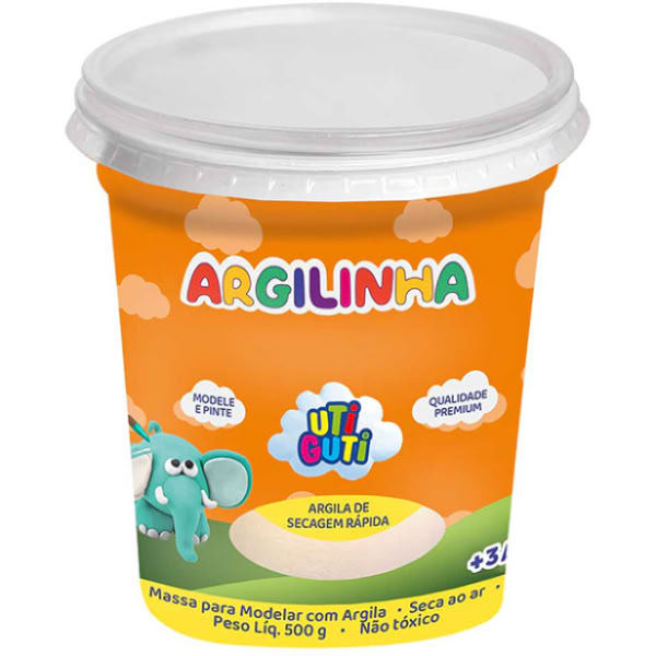 Massa de Modelar Licyn com Argila Branca 500g 1 UN