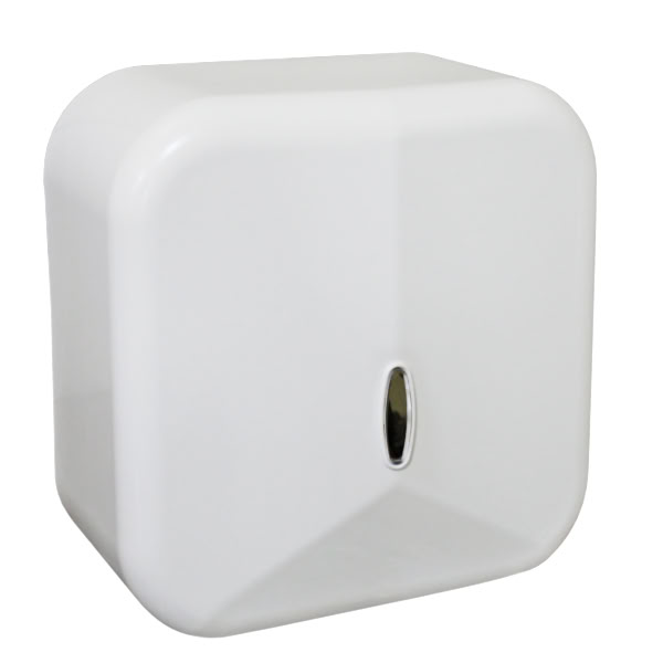 Dispenser de Papel Higiênico Biovis Rolão Até 300M Plástico Branco 1 UN