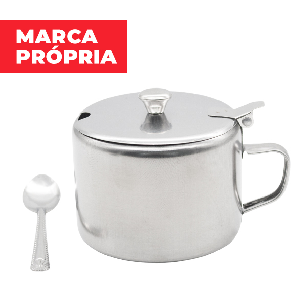 Açucareiro Gimba com Colher 410ml 1 UN