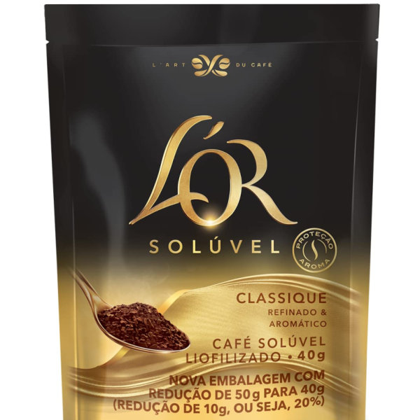 Café Solúvel L'Or Classique 40g 1 UN