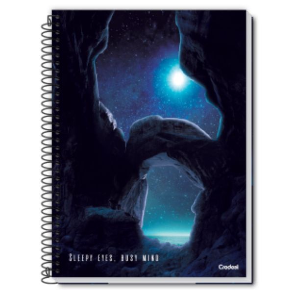 Caderno Universitário Credeal 1 Materia Capa Dura 200X275mm Flow B 80