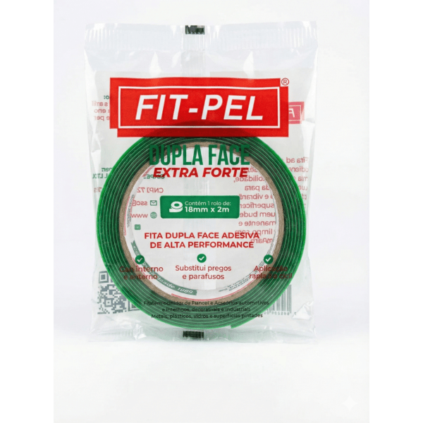 Fita Dupla Face Fit Pel Acrilica 18x2 m 1 UN