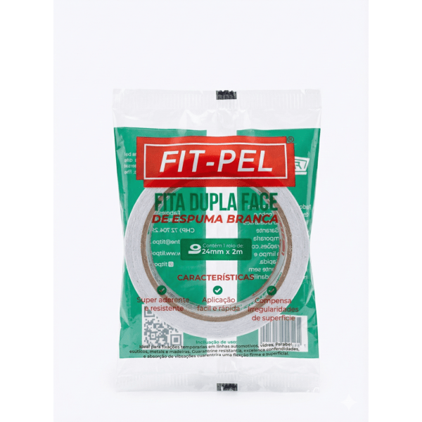 Fita Dupla Face Fit Pel Espuma 24x2 m 1 UN