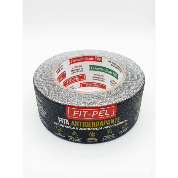Fita Antiderrapante Fit Pel 48x5 m Preta 1 UN