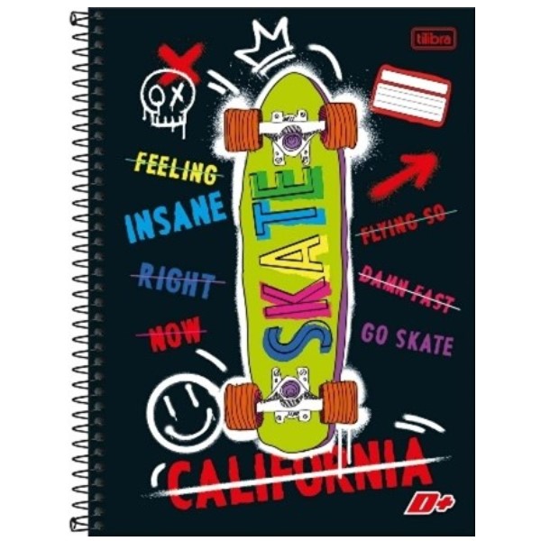 Caderno Universitário Tilibra 1 Matéria Capa Flexível 200x275mm D+ Mas