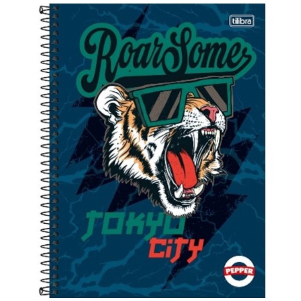 Caderno Universitário Tilibra 1 Matéria Capa Dura 200x275mm Pepper Mas