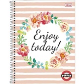 Caderno Universitário Tilibra 1 Matéria Capa Dura 200x275mm Pepper Fem