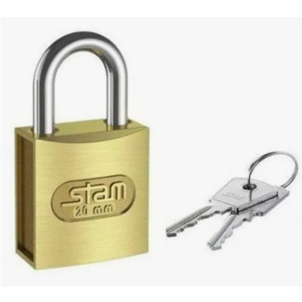 Cadeado Stam Mod. 20 com Chave 1 UN