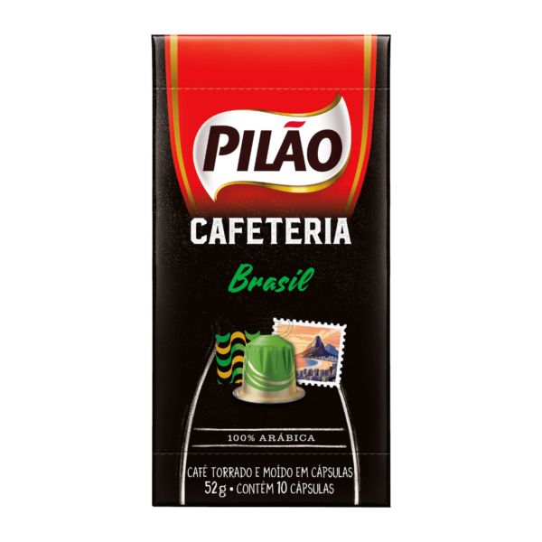 Capsula de Cafe Pilão Brasil 52g CX C/10 UN