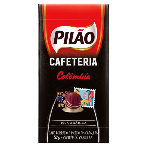 Capsula de Café Pilão Colombia 52g CX C/10 UN