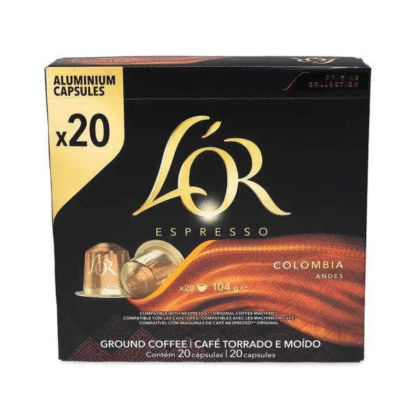 Capsula de Café Lor Colômbia 104g CX C/20 UN