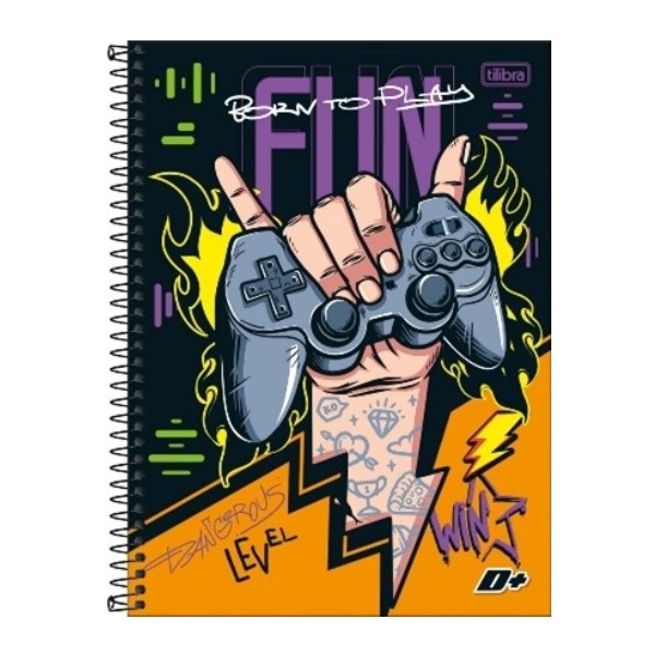 Caderno Universitário Tilibra 1 Matéria Capa Flexível 200x275mm D+ Mas