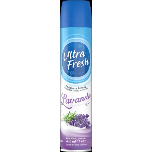 Odorizador de Ambientes Ultra Fresh Spray Lavanda 400ml 1 UN