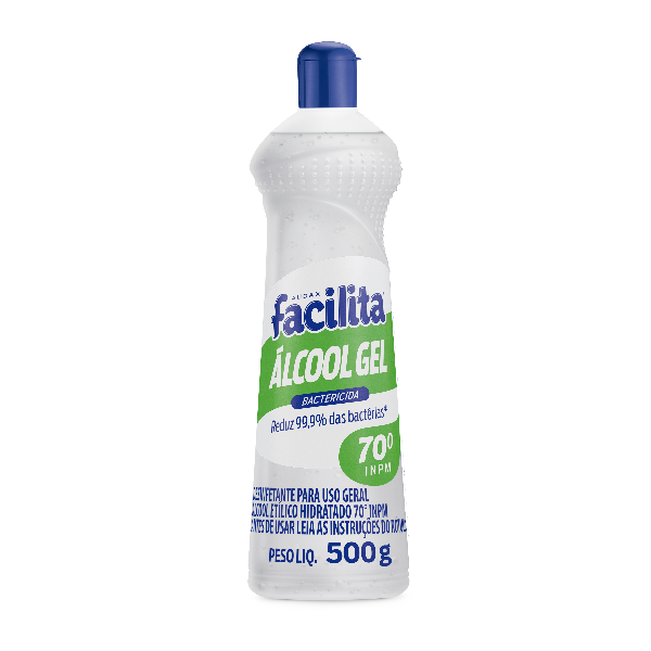 Álcool Gel Facilita 70% 500g 1 UN