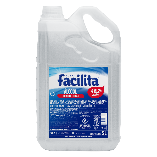 Álcool Líquido Audax 46° Facilita 5L 1 UN