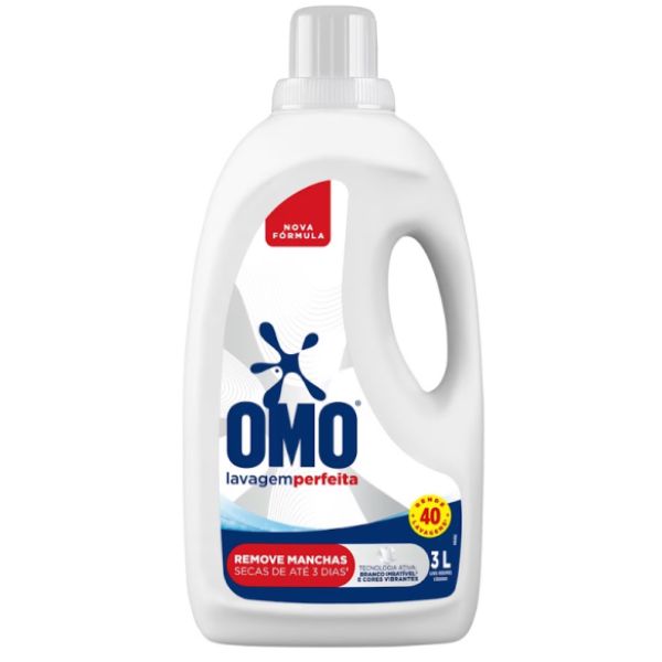 Sabão Líquido Omo Lavagem Perfeita 3 L 1 UN