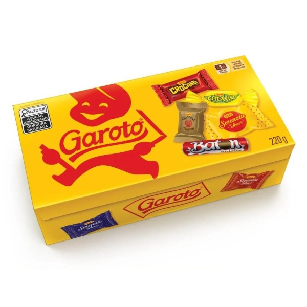 Caixa de Bombom Garoto Garotices 220g 1 UN