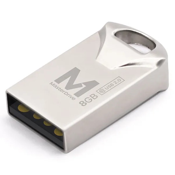 Pen Drive MasterDrive Premium 8GB Prata 1 UN