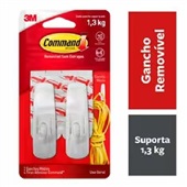 Gancho Adesivo 3M Command™ Design Utilidade Branco 1 UN