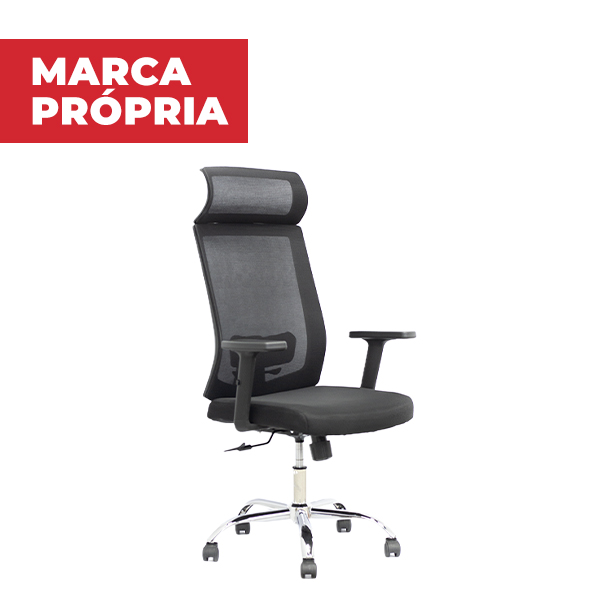 Cadeira para Escritório Gimba com Encosto para Cabeça Ajustável Tela P