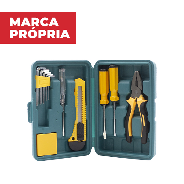 Maleta de Ferramentas Gimba C/7 Peças 1 UN