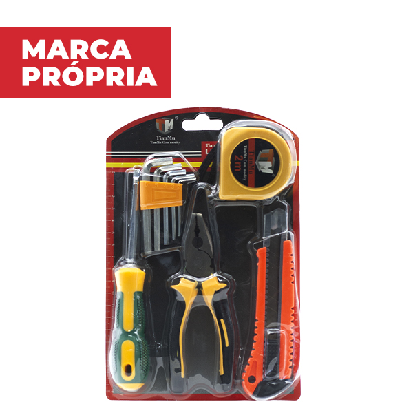 Kit de Ferramentas Gimba Modelo 1 com 5 Peças 1 UN