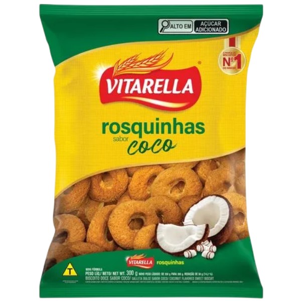 Rosquinhas Vitarella de Coco 300g 1 PCT