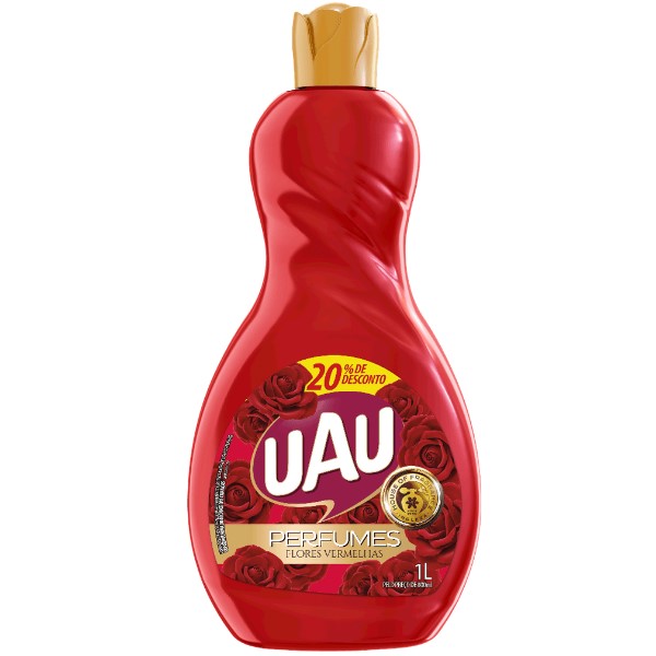 Limpador Perfumado UAU Leve 1000ml Pague 800ml Flores Vermelhas 1 UN