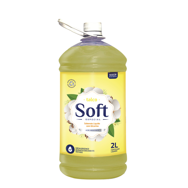 Sabonete Líquido Edumax Soft Especial Perolado Talco 2L 1 UN