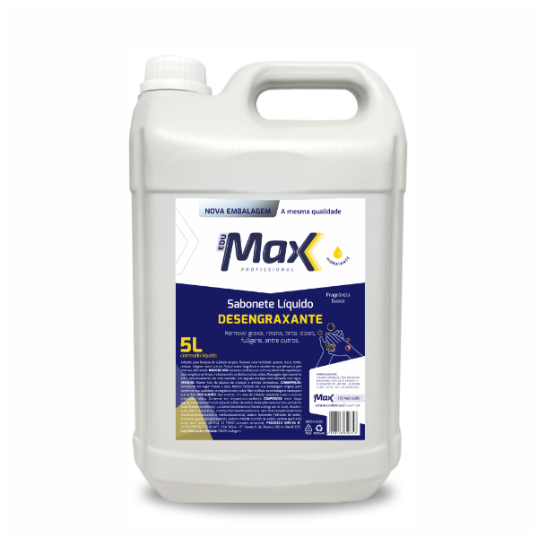 Sabonete Líquido Edumax Desengraxante Soft Talco 5L 1 UN