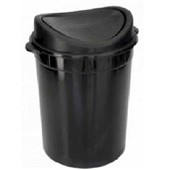 Lixeira Basculante Plasvale 12L Preto 1 UN
