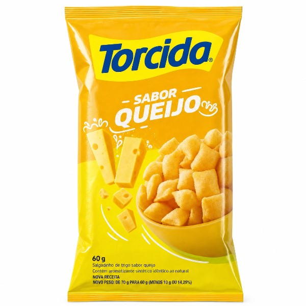 Salgadinho Torcida Sabor Queijo 60g 1 UN